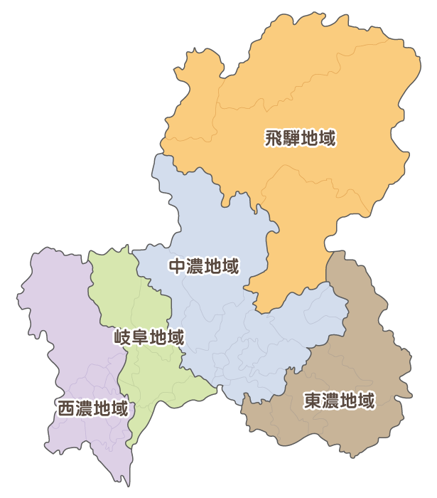 岐阜県全域マップ